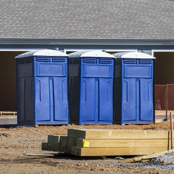 is there a specific order in which to place multiple porta potties in Olanta